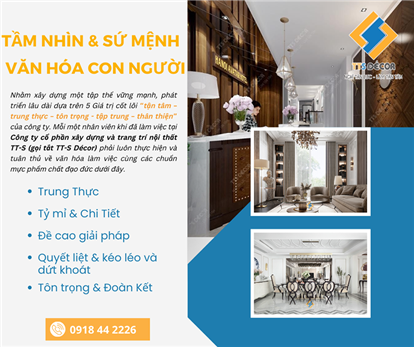 Tầm nhìn & Sứ mệnh - Văn hóa con người