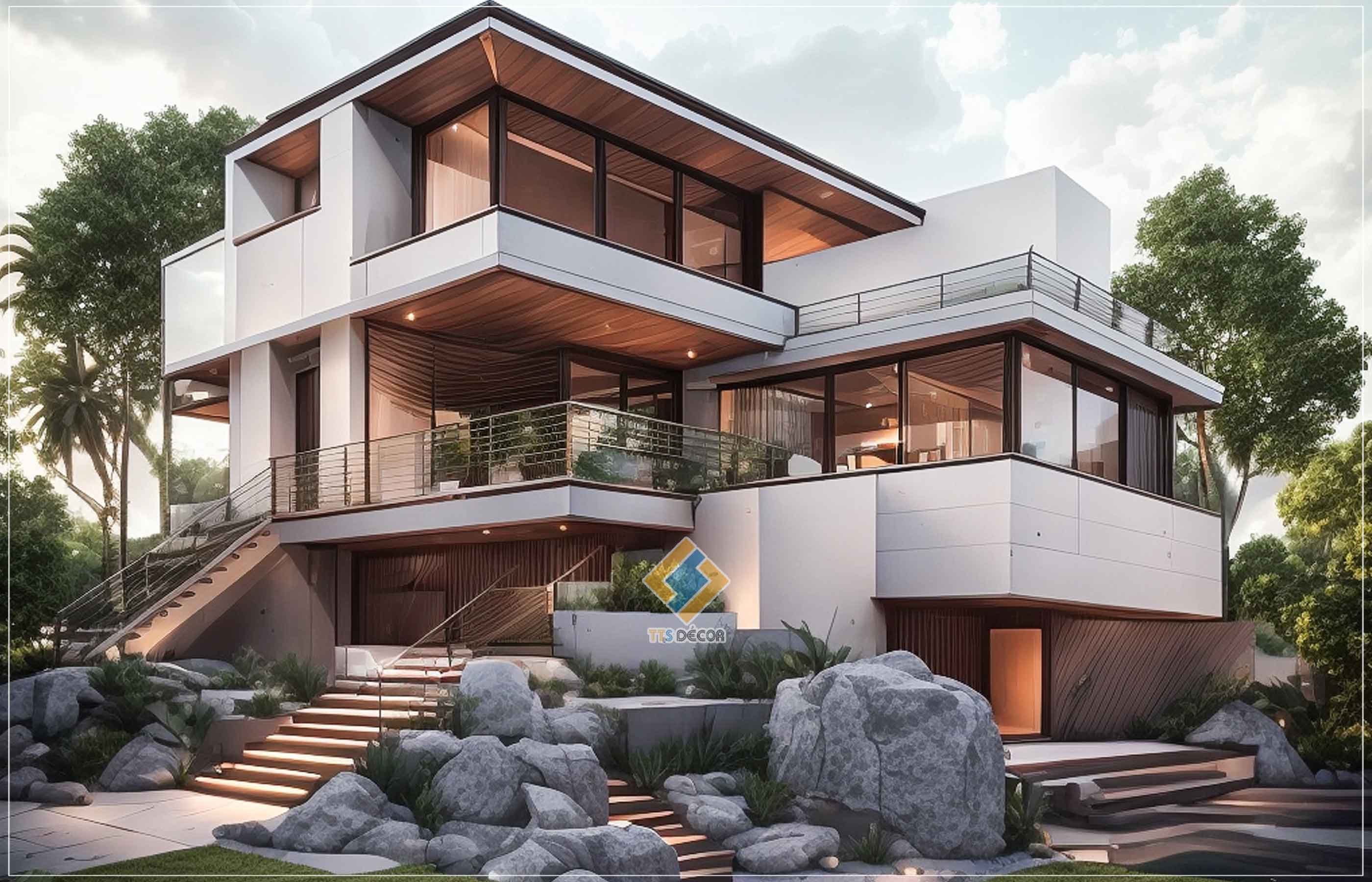 Thiết kế Biệt thụ mang phong cách hiện đại tại Thanh Hoá | TT-S Décor