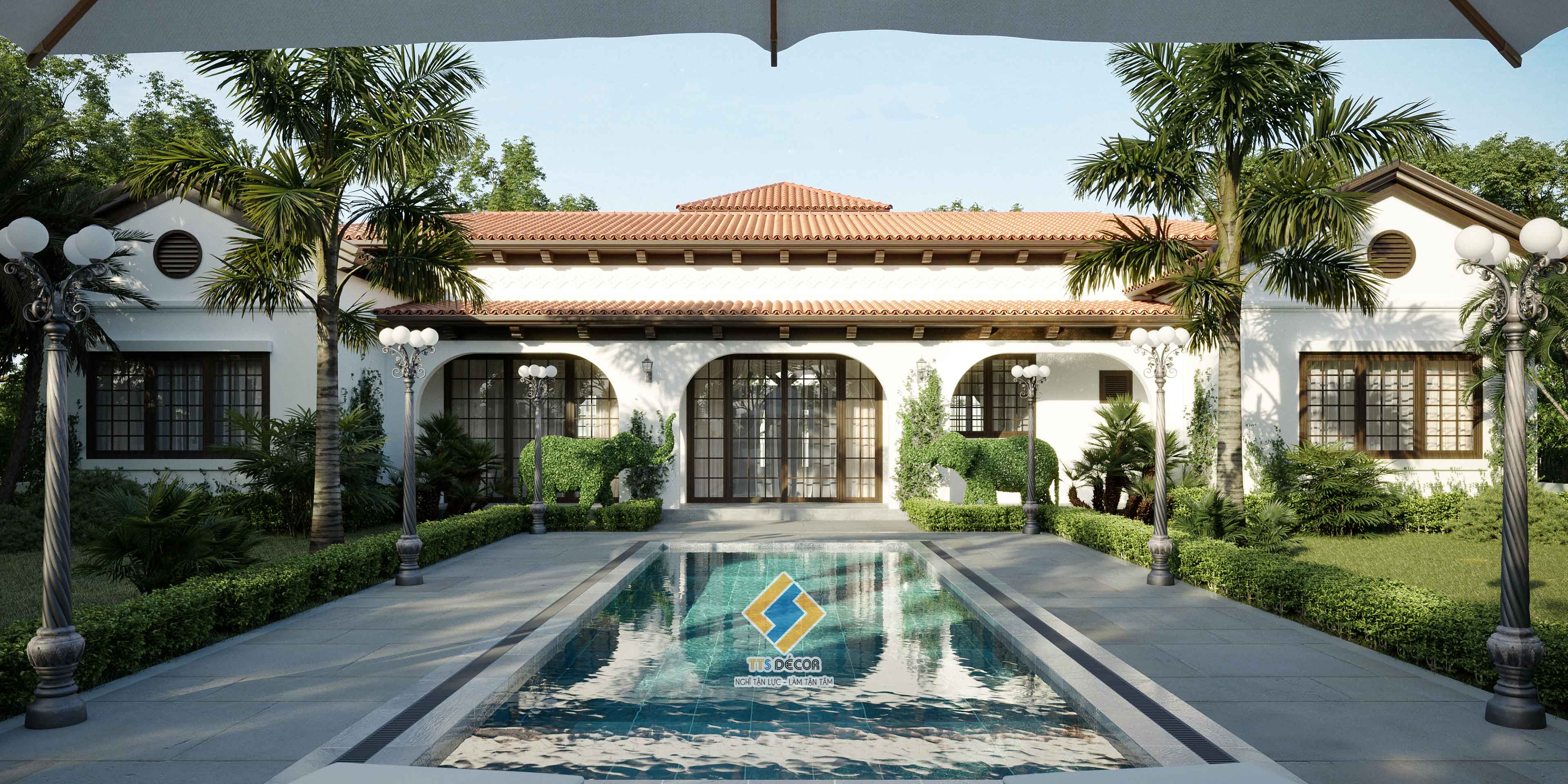 Thiết kế biệt thự Địa Trung Hải tại Hải Phòng | TT-S Décor