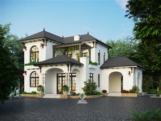 Thiết kế Biệt thự phong cách Địa Trung Hải tại Thái Bình | TT-S Decor