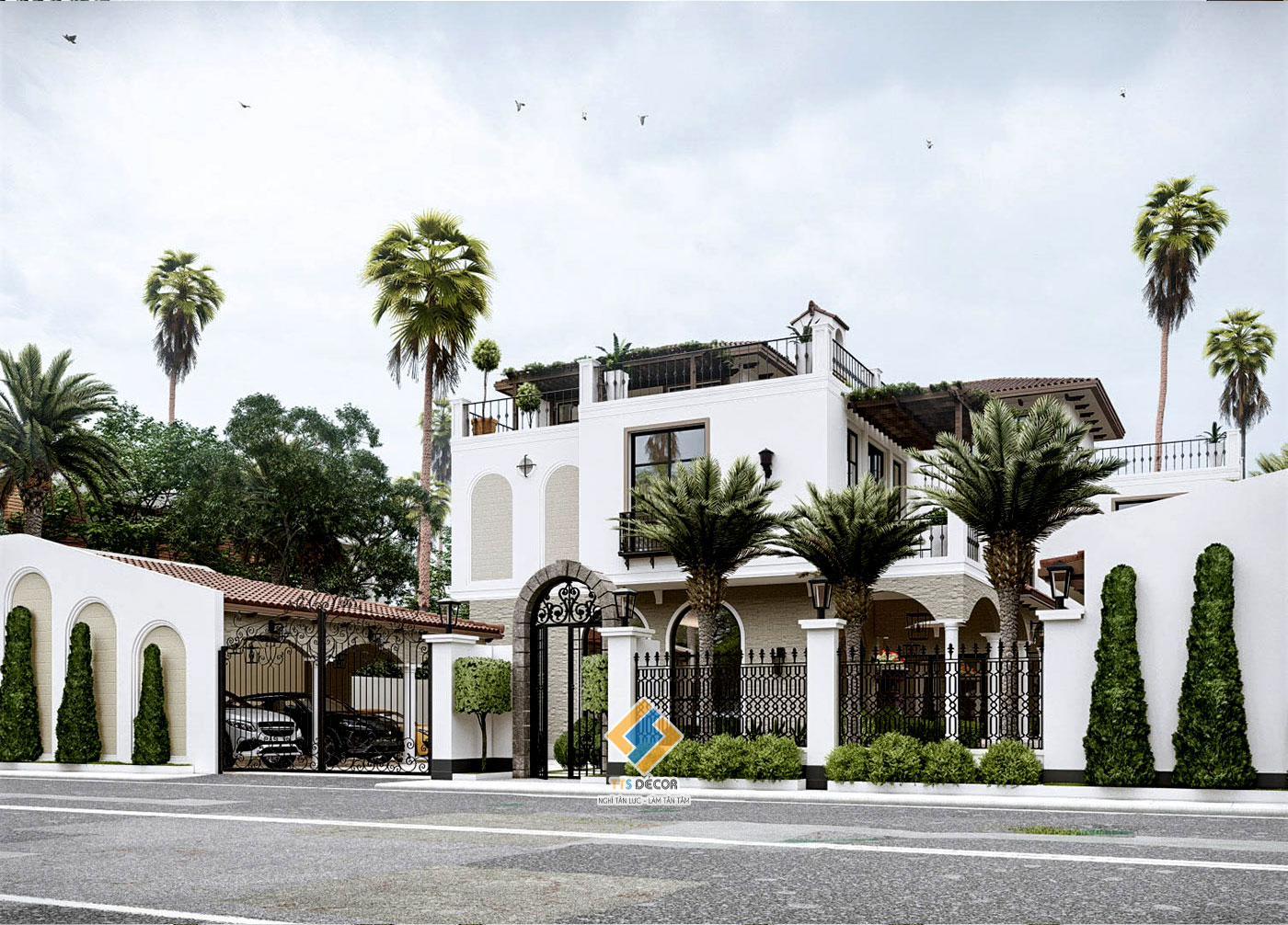 Biệt thự phong cách Địa Trung Hải | TT-S Décor