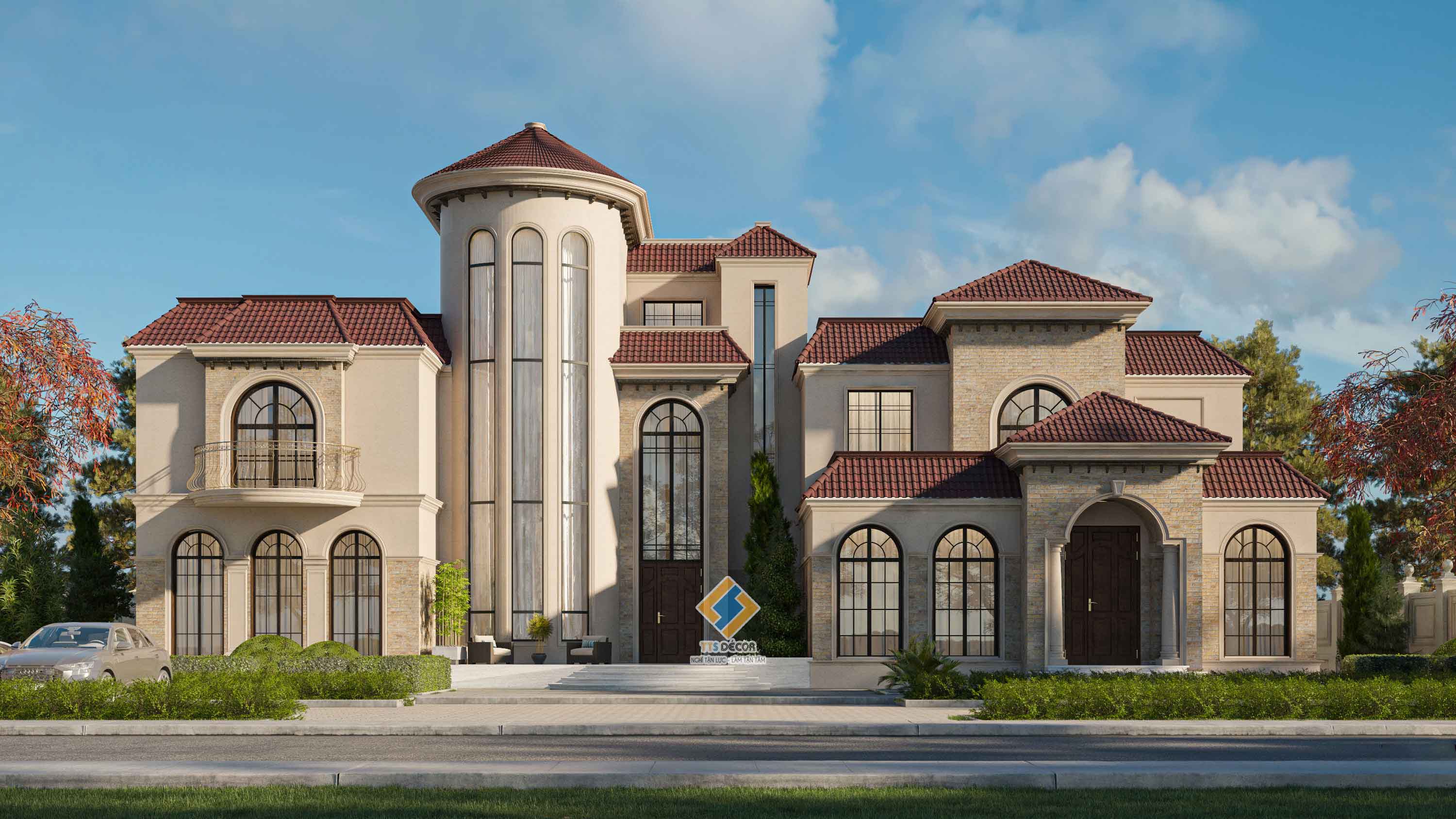 Siêu Biệt Thự phong cách Địa Trung Hải | TT-S Décor
