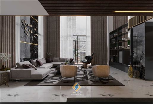 Thi công nội thất Penthouse tại Hà Nội | TT-S Décor