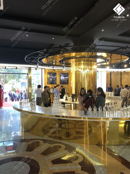 Thi công Showroom Rượu Hồ Lan Spirit - TTTM Thái Nguyên - Chú Tuấn