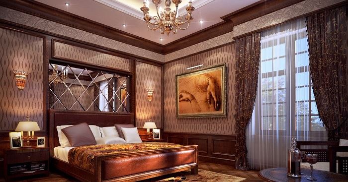 Những mẫu thiết kế nội thất phòng ngủ đẹp phong cách Vintage