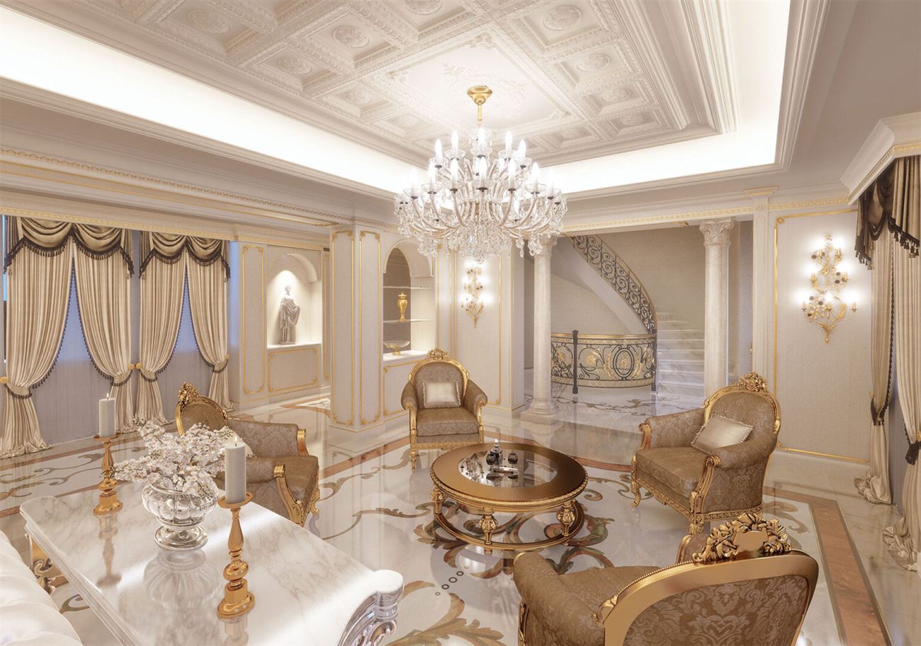 Nội thất tân cổ điển đẳng cấp châu Âu