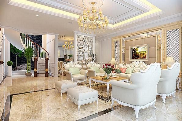 Nội thất giả cổ là gì? Tổng hợp 9 mẫu vách ngăn phòng khách, bếp phong cách châu Âu