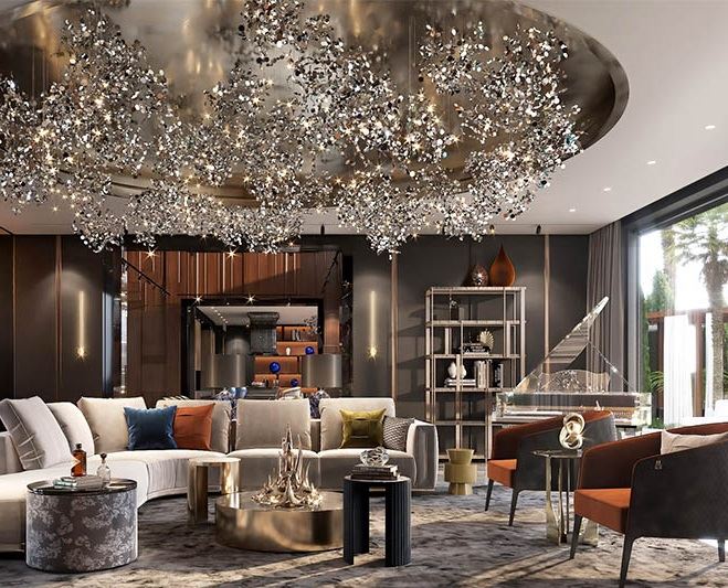 Bí quyết thiết kế nội thất biệt thự Luxury