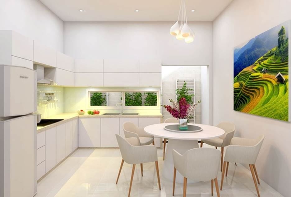 3 lưu ý PHẢI BIẾT khi thiết kế nội thất phòng bếp nhà ống