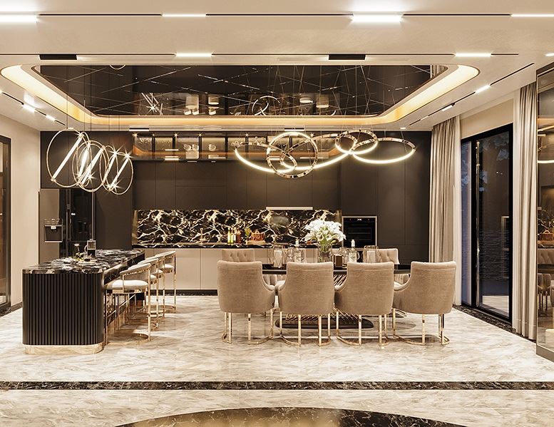 Thi công và thiết kế nội thất biệt thự hiện đại sao cho sang trọng