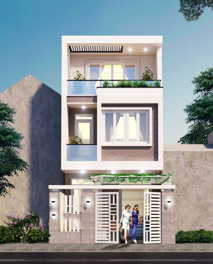 Cẩm nang xây dựng nhà ống ba tầng