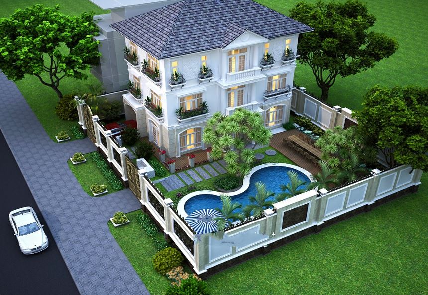 Cần ghi nhớ gì khi xây dựng biệt thự sân vườn?