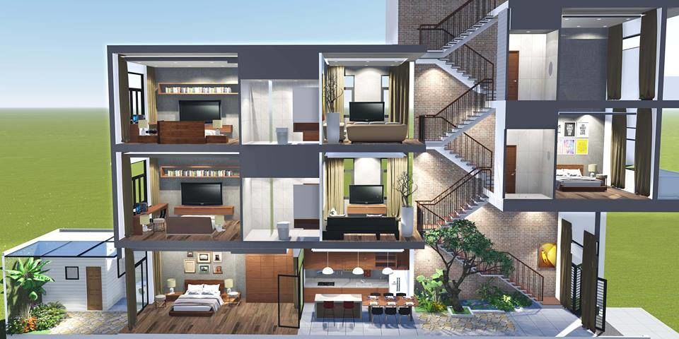 Những lưu ý cần nhớ khi xây dựng nhà lệch tầng