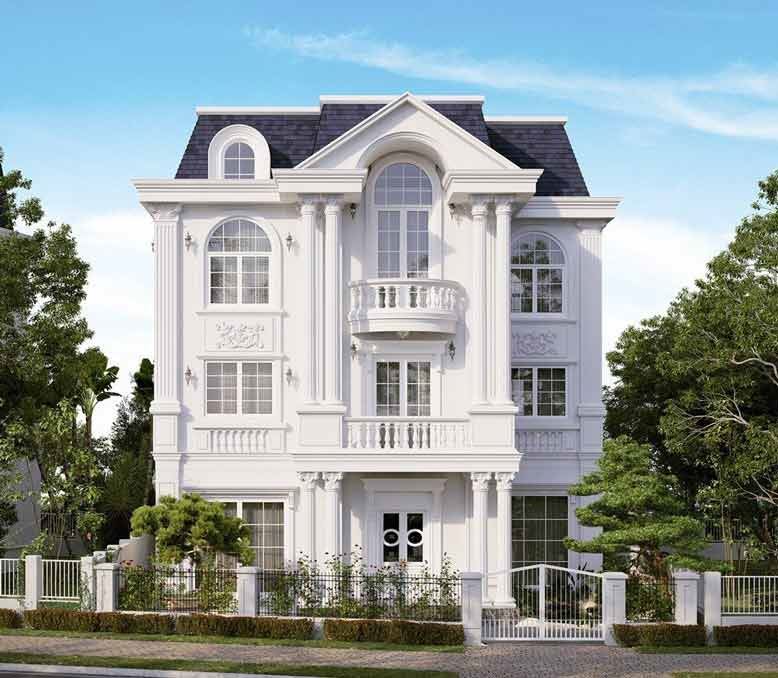 Những mẫu biệt thự tân cổ điển đẹp say lòng người