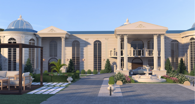 Top 6 xu hướng thiết kế biệt thự 2 tầng có gara tốt nhất hiện nay