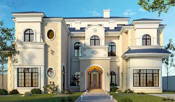 Mẫu biệt thự 3 tầng kiểu Châu Âu đẳng cấp đẹp lung linh