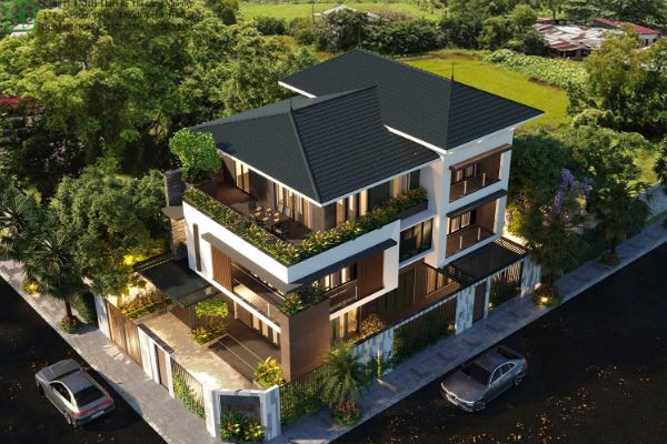 Mẫu thiết kế biệt thự 500m2 hiện đại, tiện nghi nhất