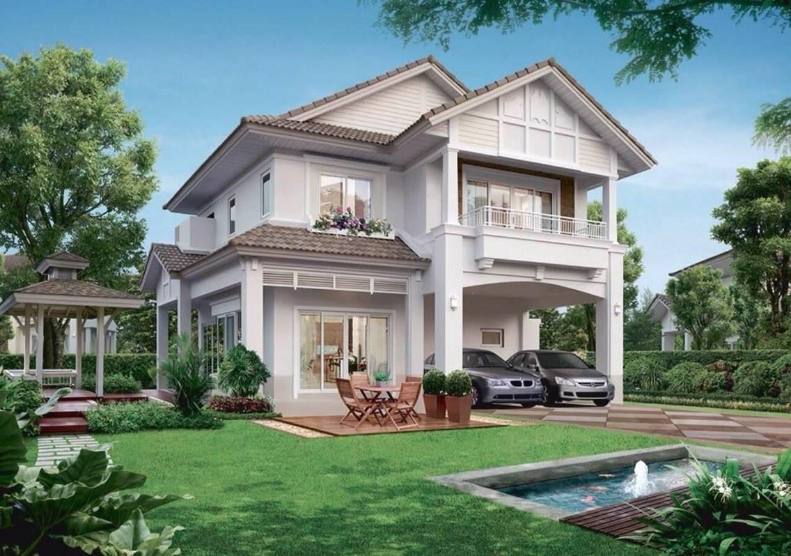 THIẾT KẾ BIỆT THỰ NHÀ VƯỜN 2 TẦNG