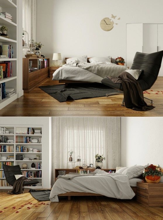 Những ý tưởng thiết kế nội thất phòng ngủ đẹp và hiện đại nhất thế giới từ 16m2 - 20m2