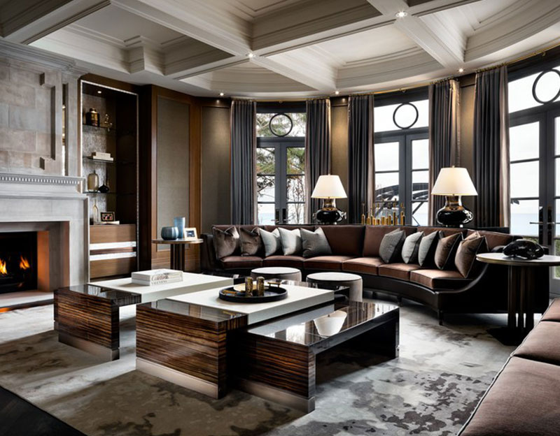 thiết kế nội thất biệt thự phong cách Luxury
