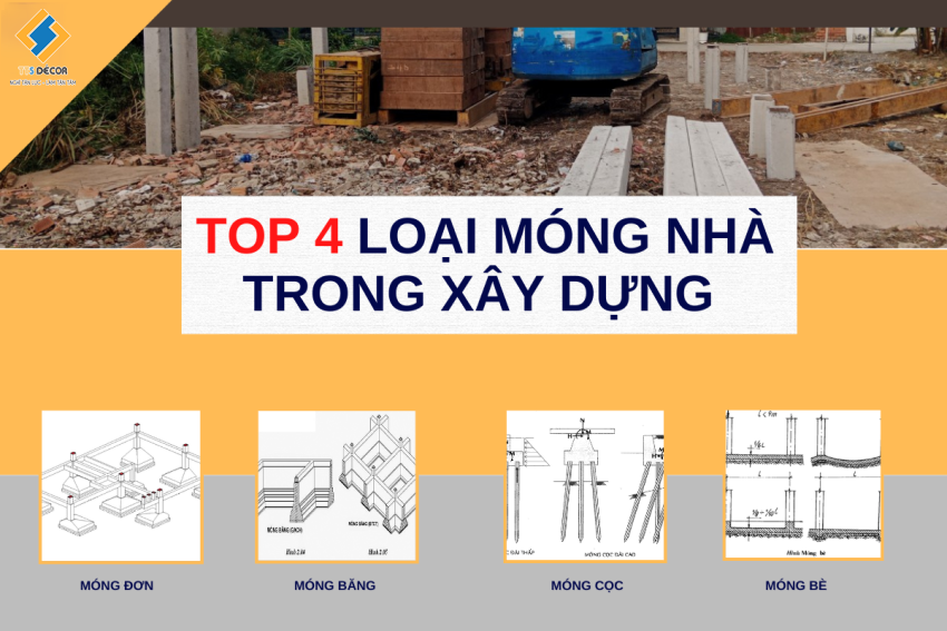 Các loại móng cơ bản trong xây dựng