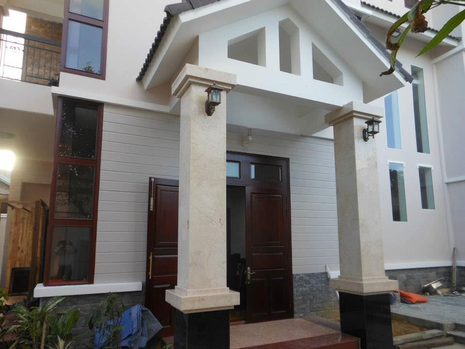 Xu hướng dùng đá ốp mặt tiền trong thiết kế nhà đẹp