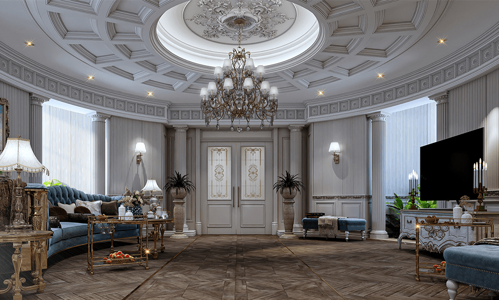 6 Phong cách thiết kế nội thất phòng khách biệt thự hiện đại đẹp