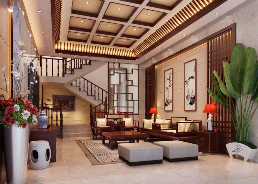 Phong cách thiết kế nội thất Á Đông