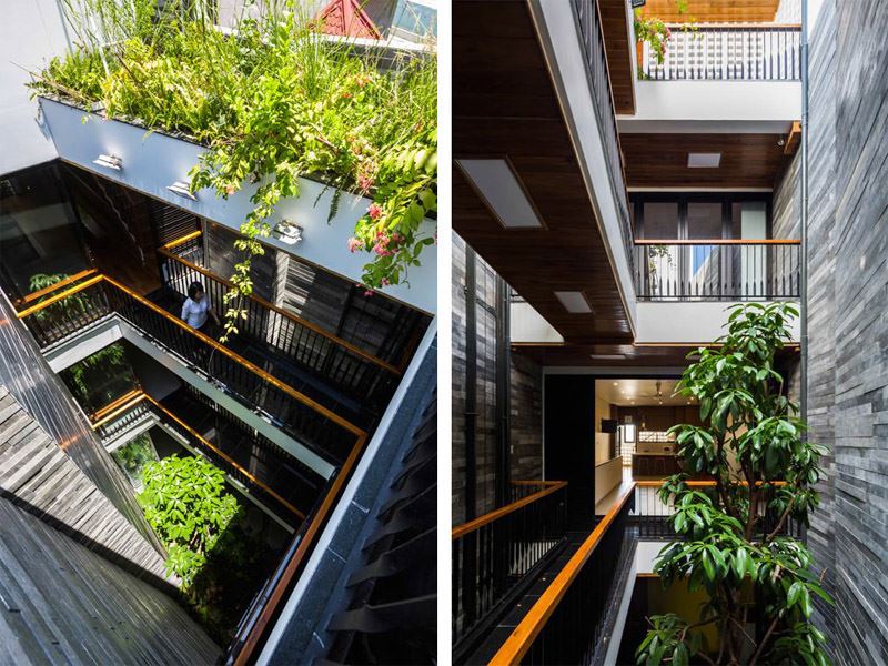 Tư vấn cách thiết kế kiến trúc xanh cho nhà ống