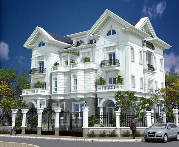 3 lưu ý khi thi công các công trình biệt thự cổ điển