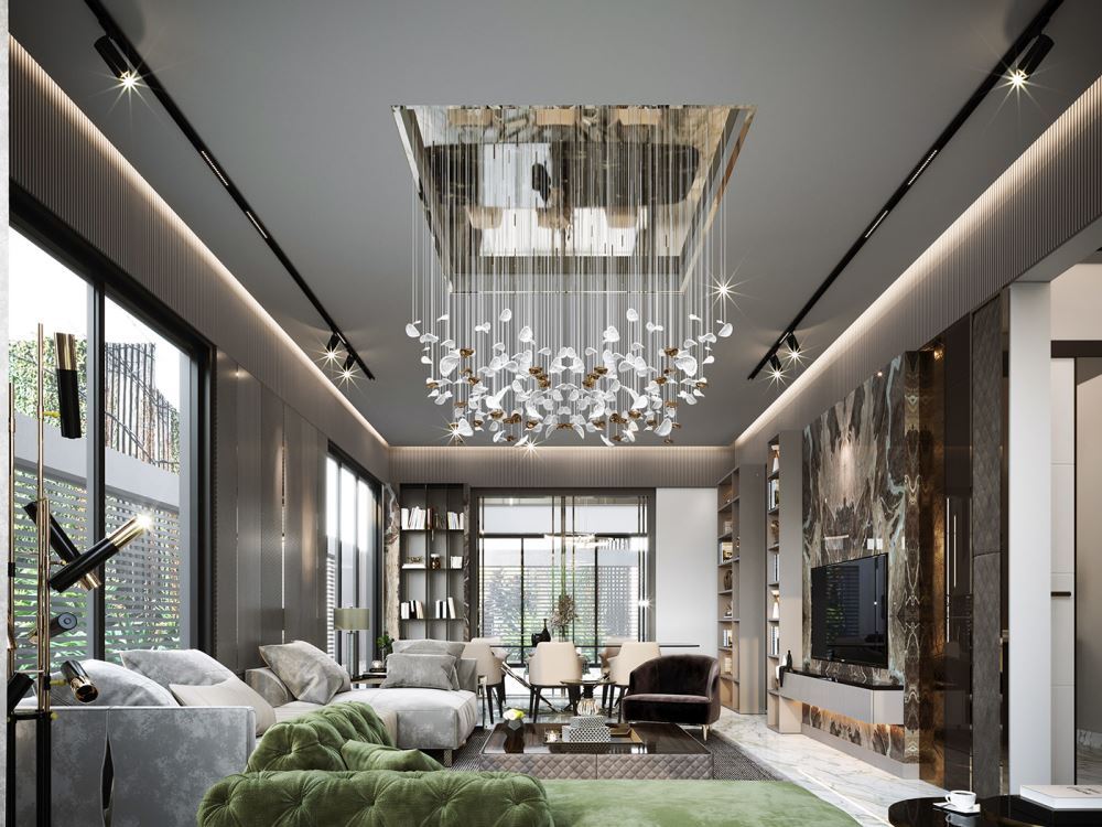 Thiết kế nội thất biệt thự hiện đại tại Hà Nội