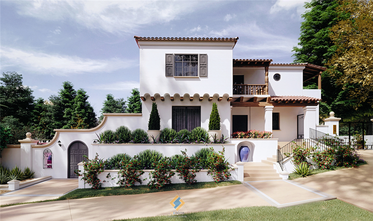 Thiết kế biệt thự nghỉ dưỡng địa trung hải| TT-S Décor