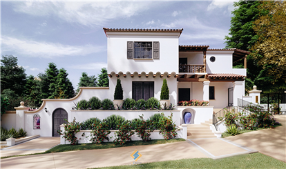 Thiết kế biệt thự nghỉ dưỡng địa trung hải| TT-S Décor