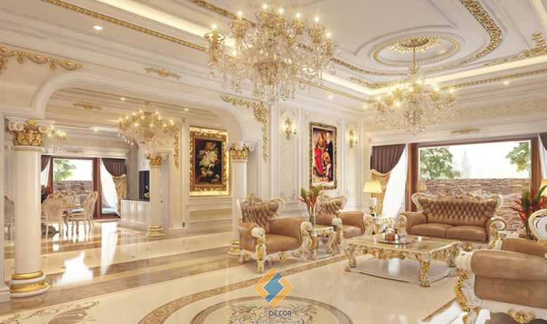 Xu hướng thiết kế xây dựng biệt thự cổ điển tại Hà Nội hot 2023 