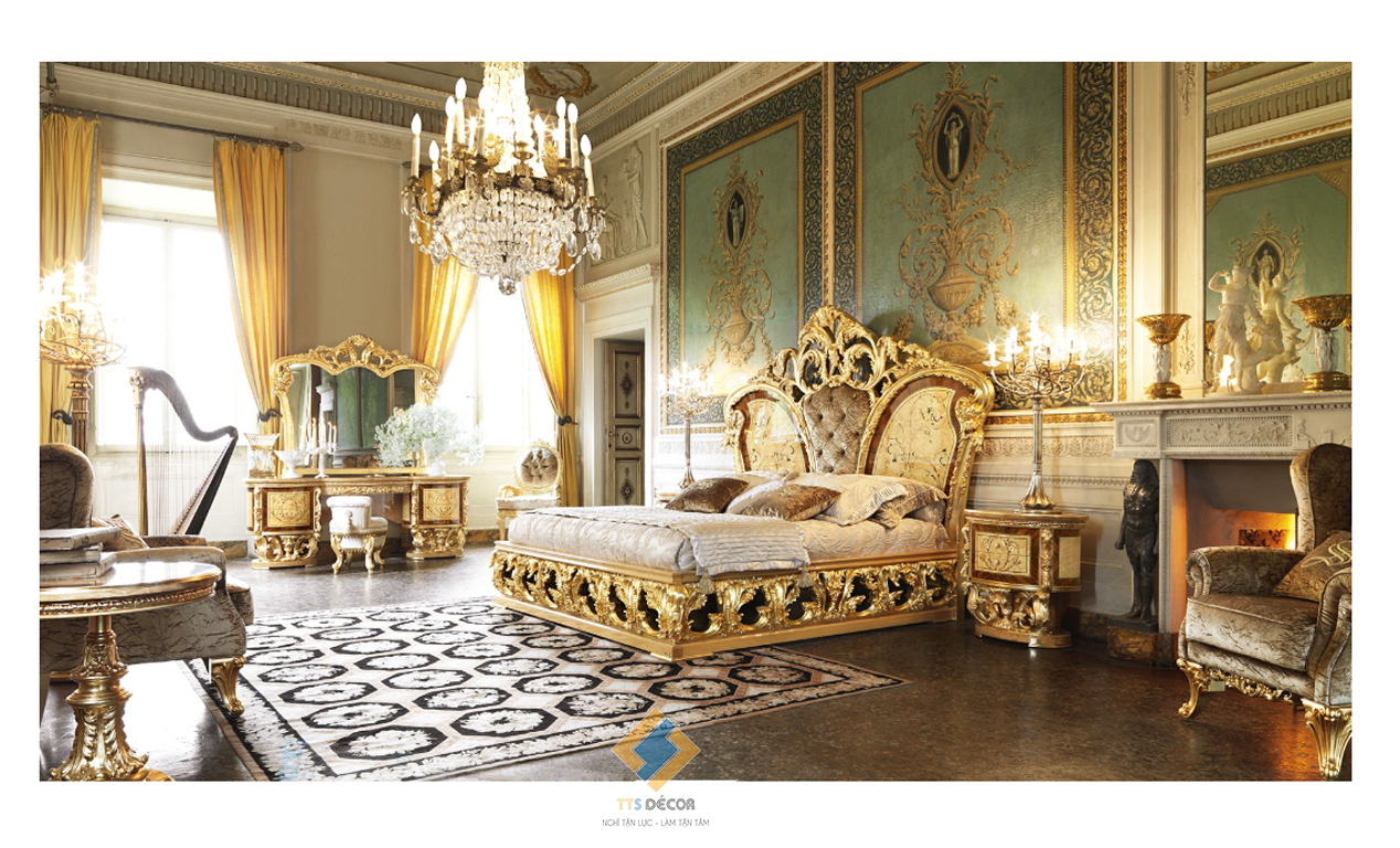 BỘ SƯU TẬP VERSAILLES NỘI THẤT PHÒNG NGỦ CAO CẤP
