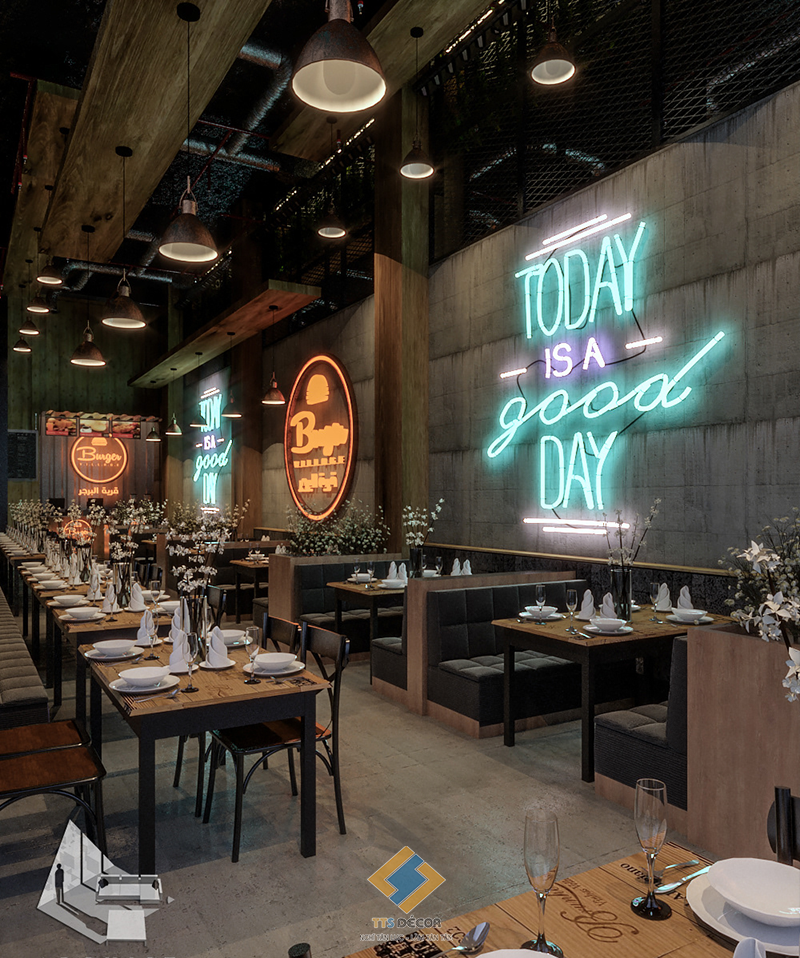 nội thất Industrial Style hiện đại