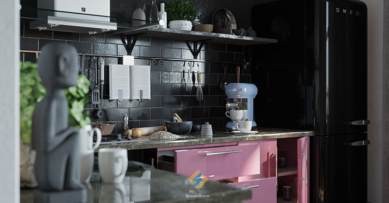 nội thất Industrial Style hiện đại