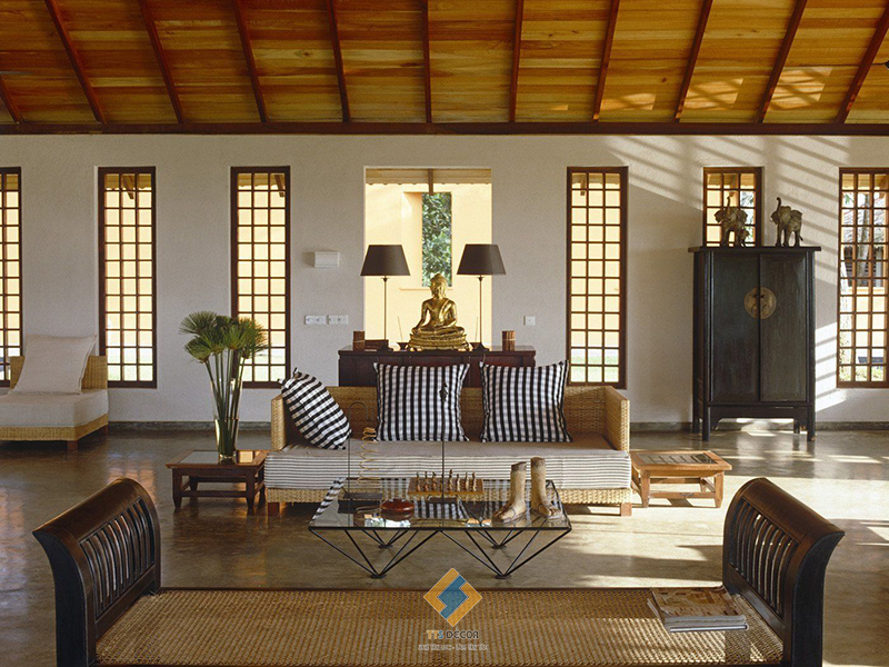 Phong cách nhiệt đới trong không gian nội thất